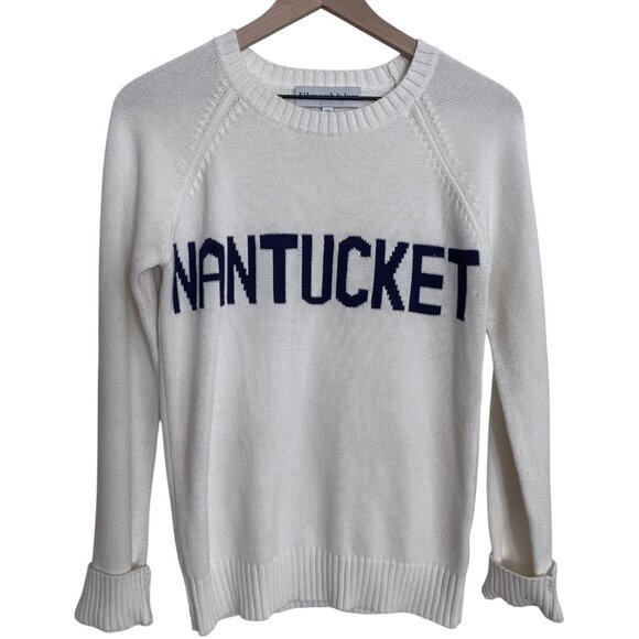 Ellsworth and Ivey White Nantucket Sweater XS - Picture 1 of 5